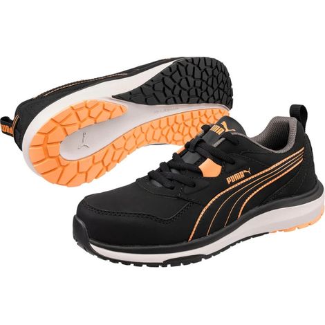 Baskets de sécurité basses femme PUMA SAFETY Stepper S3S ESD Noir 40