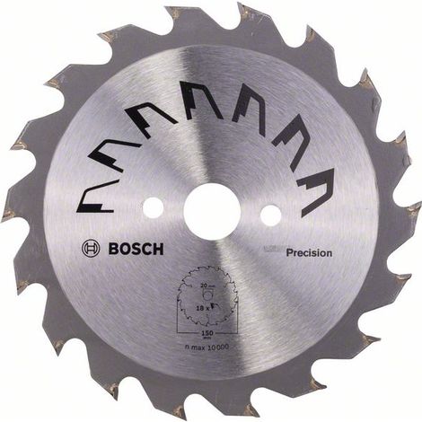 Bosch Kreissägeblatt PRECISION D= 150 mm Bohrung= 20 mm Z= 18 - 2609256852