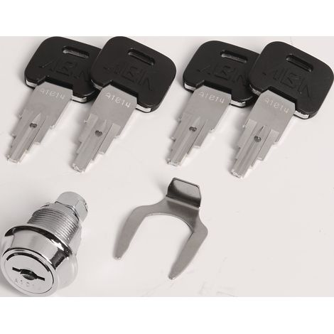 Serrure à cylindre avec quatre clés pour chariot d'outils Plus, Profi, établi roulant Plus TECWERK (1/2)
