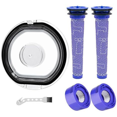 Couvercle de bac à poussière et filtres de rechange pour aspirateur balai sans fil Cleane V7 V8 Animal Absolute (1/5)