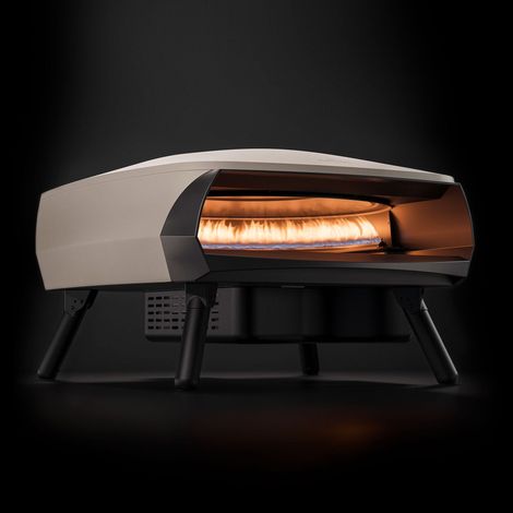 forno pizza a gas witt "etna fermo" bianco con pietra refrattaria centrale ferma, 66,3x76x43,6 cm (1/5)