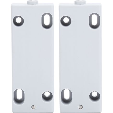 2 Blocs d'amortisseurs de porte magnétiques avec loquets poussoir pour tiroirs, armoires et placards (1/5)