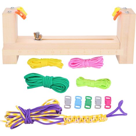 Jig de Fabrication de Bracelets en Paracorde - Outil DIY pour Création de Bracelets Parachute