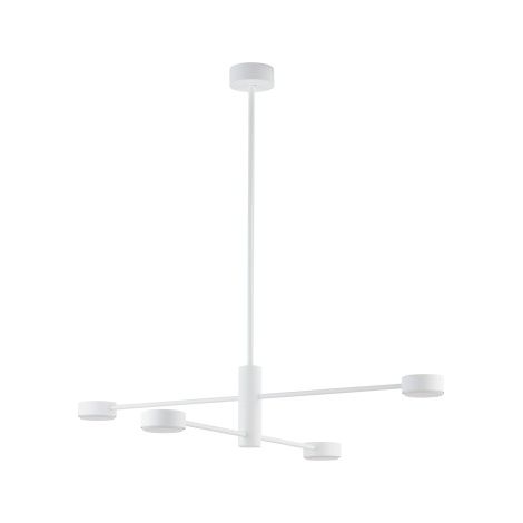 Lampadario sospeso Nowodvorski Orbit bianco metallo 4xGX53