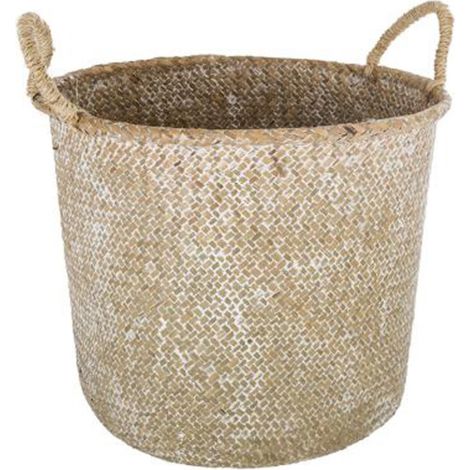 Panier de Rangement à Anses "Été" 30cm Naturel (1/2)