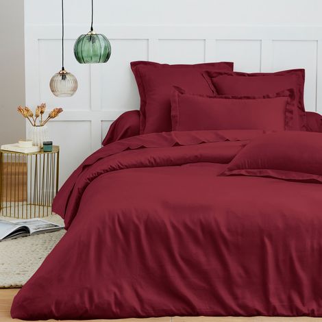 Housse de couette 260 x 240 cm "Prémium" pour lit 2 places King Size - Prémium Grenat - Prémium Grenat -