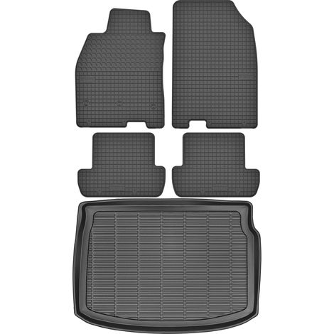 Tappetini per baule MAX-MAT 911710 + MOTOHOBBY 150505 - Renault Megane III Hatchback dal 2009 al 2016. SENZA TAPPI. (1/5)