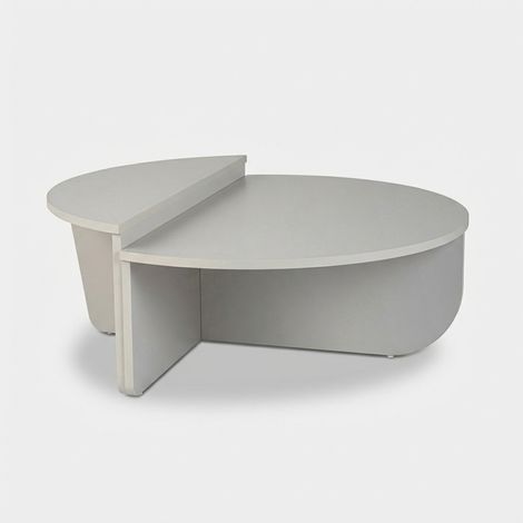 Tavolino in legno "Orion" 90 x 60 x 30 cm - Grigio (1/5)