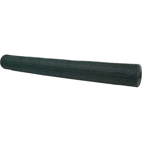 Maison Exclusive - Hexagonzaun Grün 1,2 x 100 m PVC