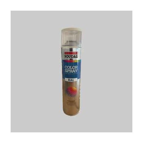 Bomboletta spray acrilico universale soudal 600 ml nero opaco ral 9005 conf. da 6 pz