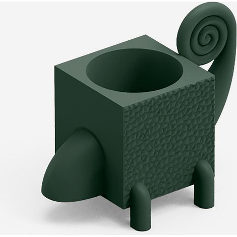 Portavaso design in polietilene per interno ed esterno Cama - Verde