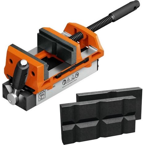 Fein Schraubstock Set Magnetschraubstock 7800N VersaMAG + Erhöhungsbacken (1/2)