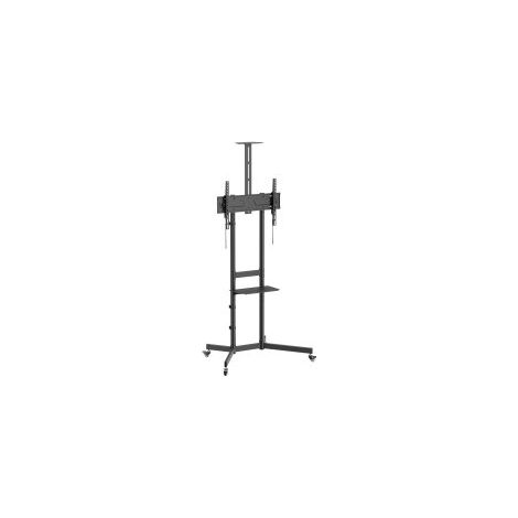 SOPORTE DE SUELO CON RUEDAS EQUIP 650636 PARA PANTALLA DE 37 - 70 MAX VESA 600x400 70KG ESTANTE