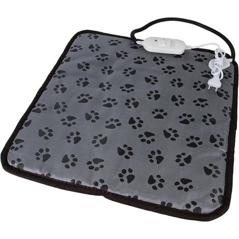 Tapis chauffant auto-chauffant et coussin de couchage pour animaux de compagnie - Couverture thermique pour chien - Taille S - 45 x 45 cm - Format UE (1/4)