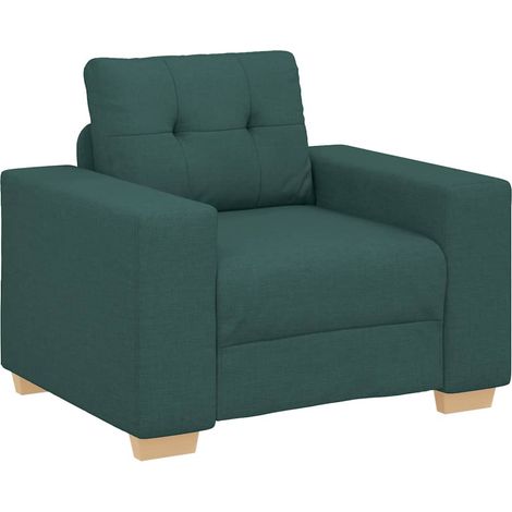 Maison Exclusive - Divano Sedia Verde Scuro 100x78x80 cm in Tessuto