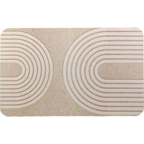 Tapis de Bain Ultra-Absorbant "Adriel" 50x80cm Naturel (1/5)