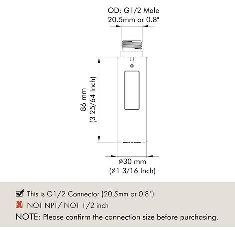 Ersatz-Luftsprudler für Küchenarmaturen, ausziehbarer Brausekopf, universell abnehmbarer Armaturenkopf G1/2, gebürsteter Edelstahl SUS304, PFS200-BS (1/4)