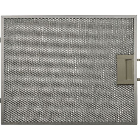 vhbw Filtro metálico de grasa compatible con Bosch DWA067E50/02, DWA067E51/01, DWA067E51/02 campana extractora - 34,9 x 29,6 x 0,8cm metal