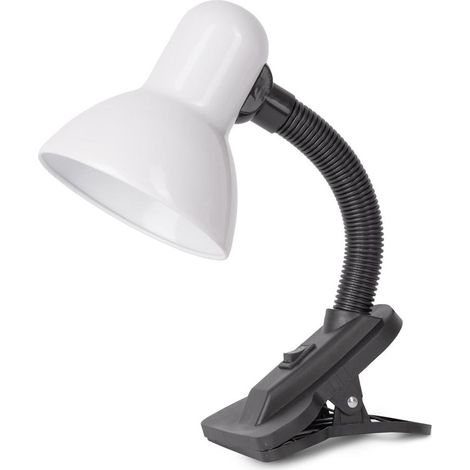 Avide ABDL-CLIP-W-60W lámpara de mesa E27 Blanco (1/5)