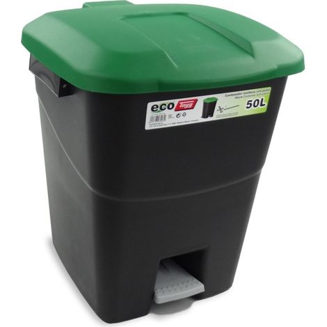 SECCHIO A PEDALE ECOLOGICO VERDE