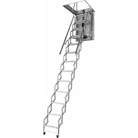 Escalier escamotable électrique: ouverture du plafond de 70x120cm - ELEC70/120-350