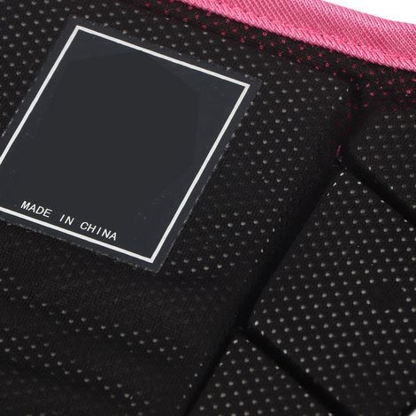 Veste de Protection Équestre pour Enfants avec Rembourrage en Mousse - Équipement de Sécurité pour Équitation - Rose