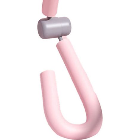 Hüftstraffungsgerät aus NBR- und PP-Stahl, ergonomisches Design, tragbar und elastisch, zur Oberschenkelformung und für Übungen zur Rückbildung nach der Geburt, rosa (1/4)