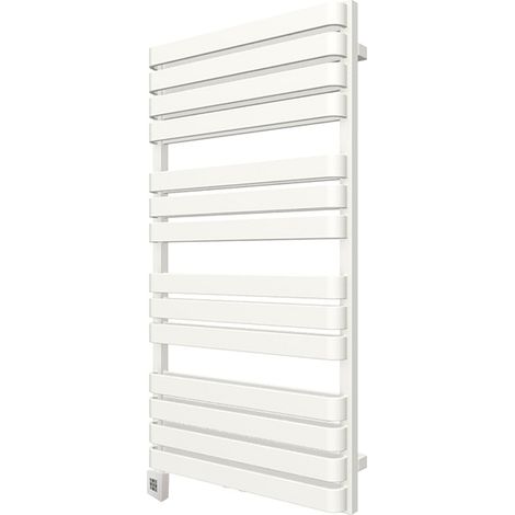 Sèche-serviette électrique blanc de 1110mm de haut et 600mm de large - 1000 Watt - WAR1110600TBSOAE1B
