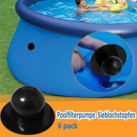 Garten & Pool – 10er-Pack Pool-Dichtungsstopfen – Wandstopfen – Für Intex-Poolzubehör – Ersatz-Poolstopfen – Stopfen (10er-Pack) (1/4)