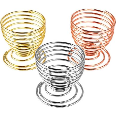 3 PCS Porte-éponge de Maquillage, Supports de Mélangeur D'éponge de Beauté,Support éponge Beauté, Présentoir Support éponge Feuilletée (Or + argent + or rose), (1/5)