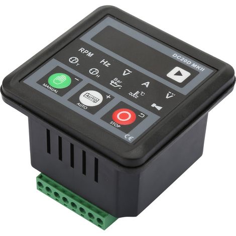 Panneau de commande du module de contrôleur de générateur électronique DC20D MKII, adapté aux moteurs diesel ou aux générateurs. (1/5)