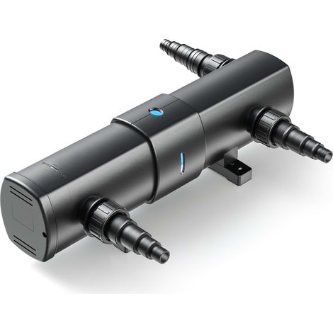 SunSun CUV-218 Teichklärer 2500 l/h / 18 W UVC, Vorklärgerät für Teichfilter & Teichpumpe, Wasserklärer mit UV-Lampe, Lichtfilter zur Algenbekämpfung