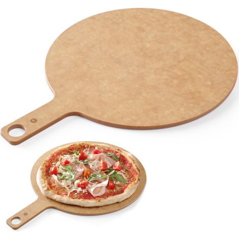 Planche de service pour pizzas et snacks avec poignée, diamètre 406 mm (1/3)