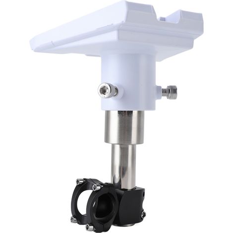 Kit de fixation sur toit adaptateur mât pour satellite Gen 3 acier plastique 18cm support 19x14cm 780g 9 accessoires résistance charge (1/5)