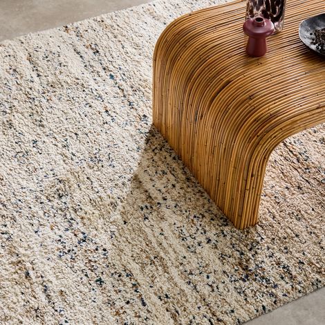 Tapis intérieur avec motif tacheté. crème 160 x 230 cm (1/5)