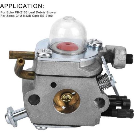 Kit carburateur souffleur - Echo - Aluminium durable - Performances stables - Remplacement facile (1/5)