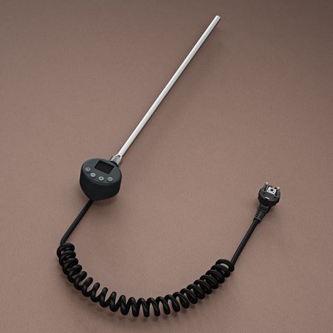 doporro Résistance pour Radiateur Noir Élément Chauffant pour Sèche-Serviette de Salle de Bain 1000W avec Contrôleur de Température (1/5)