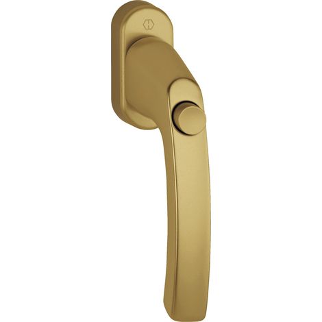 HOPPE Fenstergriff LIÈGE - Druckknopf, Vierkant 7 x 40 mm, Alu bronze eloxiert