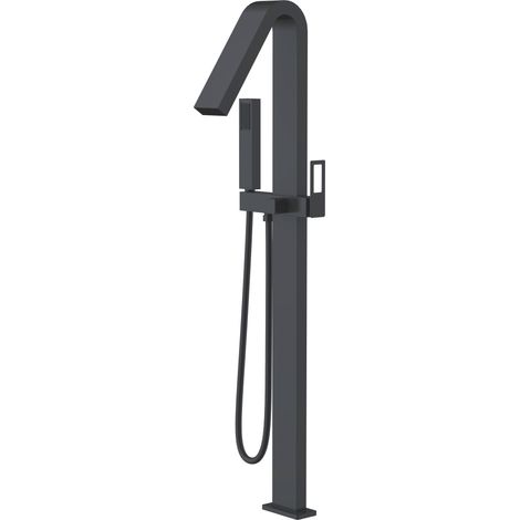 Grifo de bañera exenta Suecia negro mate [ IMEX® ]