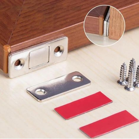 Flowarmth, Aimants ultra, fins et invisibles pour portes de placard (1/5)