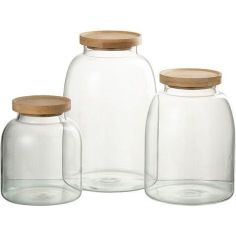Bocal de Conservation en Verre "Tom" 3,2L Transparent (1/4)