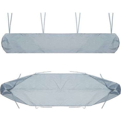 Housse de protection pour auvent extérieur, argent 3,5 m/11,48 pieds, housse de protection pour auvent de terrasse, housse de store enrouleur rétractable, tissu Oxford imperméable à la poussière, hous (1/5)