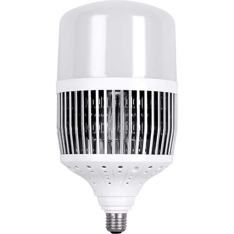 Bombillas LED industriales E40 de 200 W, luz blanca neutra 6500 K, 20000 lm, CA 160-265 V, equivalente a una bombilla halógena de 1800 W, lámpara LED, para fábricas, almacenes, talleres, etc. (E40, 20 (1/4)