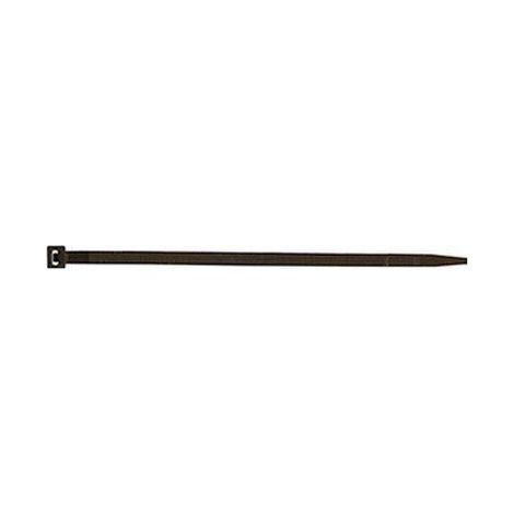 INTERCABLE 183167 ICC61159 SERRE-CÂBLE 140 MM 3.5 MM NOIR AVEC LANGUETTE PLASTIQUE 1 PC(S)