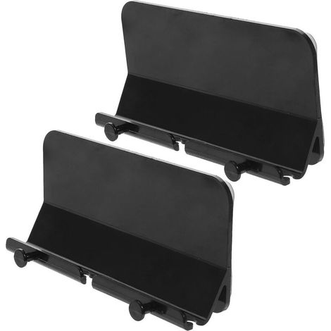 Lot de 2 supports muraux adhésifs pour téléphone portable avec crochet, servant également de support de charge. (1/4)