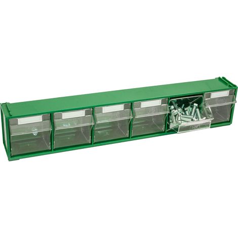 Vipa CASSETTIERA COMPONIBILE FOX 102 VERDE 6 cassetti mm. 600x94x112 h