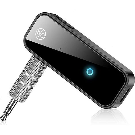 Adaptateur Bluetooth Voiture Récepteur Bluetooth 5.0,Adaptateur Bluetooth Jack Bluetooth Voiture Aux 3.5mm Jack Adaptateur Audio Portable sans Fil pour TV Haut - Parleur Ordinateur Casque Voiture (1/5)