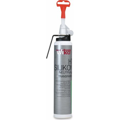 WIKO Mastic d'étanchéité silicone TRANS-SIL, cartouche automatique 200 ml