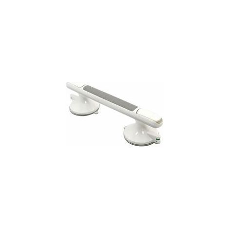 Poignée de douche, barre d'appui de 30 cm avec ventouse puissante, convient pour baignoire et douche, barre d'équilibre sans perçage