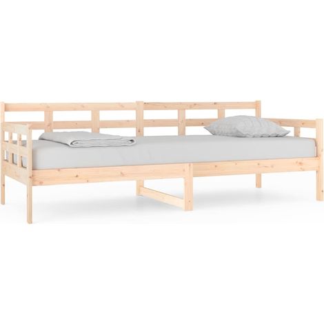 Maison Exclusive - Sofá cama madera maciza de pino 80x200 cm (1/5)
